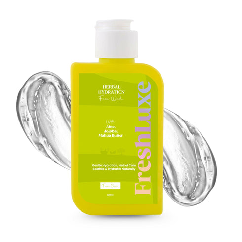 FreshLuxe Herbal Hydration Face Wash