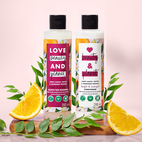Love Beauty And Planet Curry Leaves and Biotin Combo Shampoo + Conditioner
