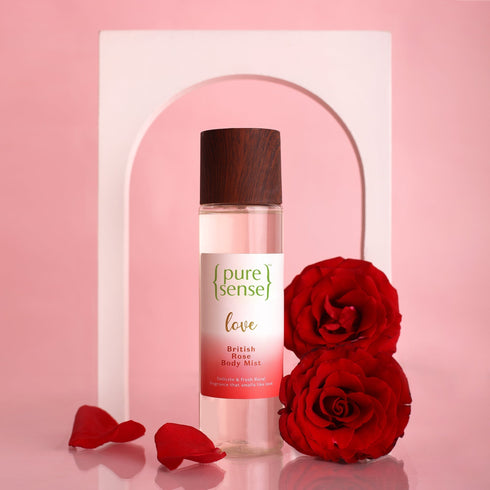 PureSense Love British Rose Body Mist | From the makers of Parachute Advansed