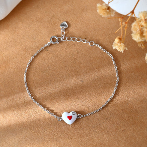 Meera Jaipur Lovebug baby silver bracelet