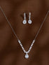 Zeraki Jewels Lumi Silver Necklace Set