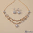 Lustrous Teardrop Elegance Necklace Set