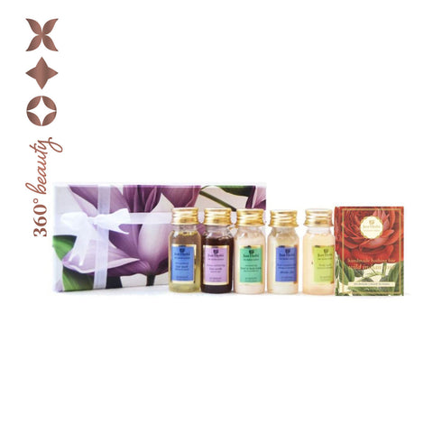 Just Herbs Luxe Bathing Gift Set 35ml each, 100g