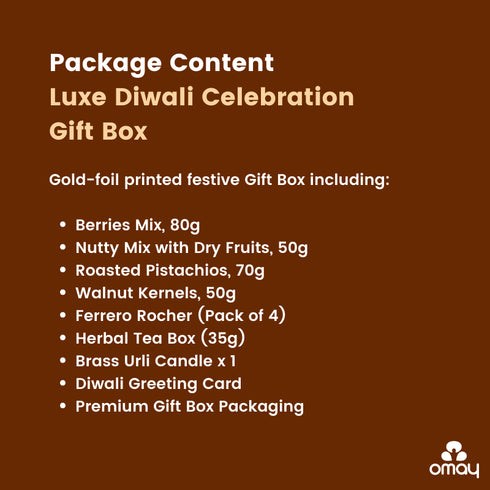 Omay Foods Luxe Diwali Celebration Gift Box