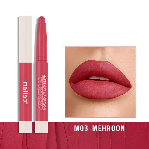 Maliao Matte Cat Lip Crayon