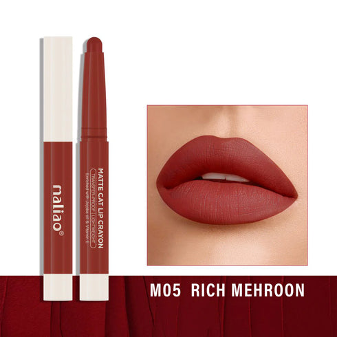 Maliao Matte Cat Lip Crayon