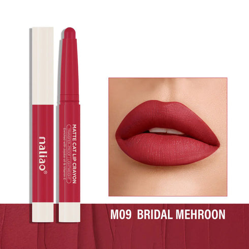 Maliao Matte Cat Lip Crayon