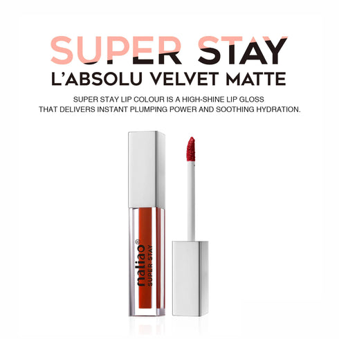 Maliao Super Stay L'Absolu Velvet Matte Lipstick