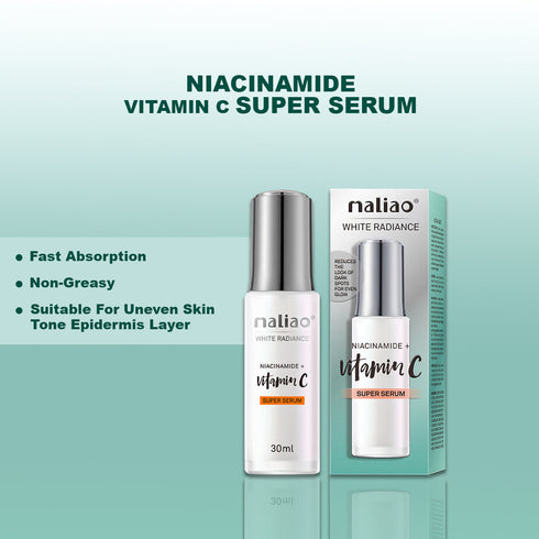 Maliao Niacinamide + Vitamin C White Radiance Super Serum (30 ml)