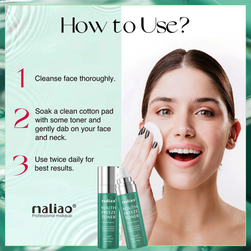 Maliao Youth Freeze Toner with Tea Tree Green