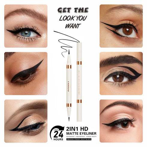 Maliao 2|in|1 HD Matte Eyeliner
