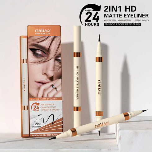 Maliao 2|in|1 HD Matte Eyeliner