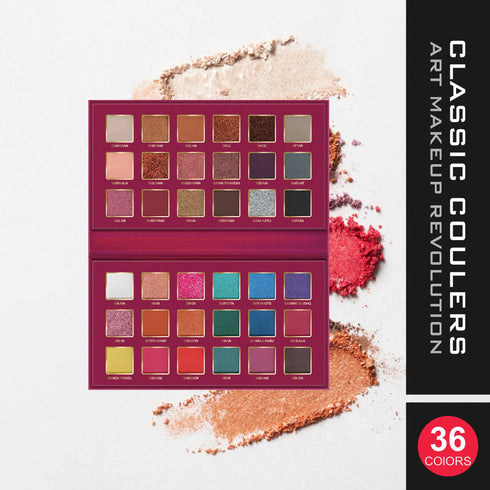 Maliao Classic Couleurs 36 Colors Art Makeup Revolution Palette
