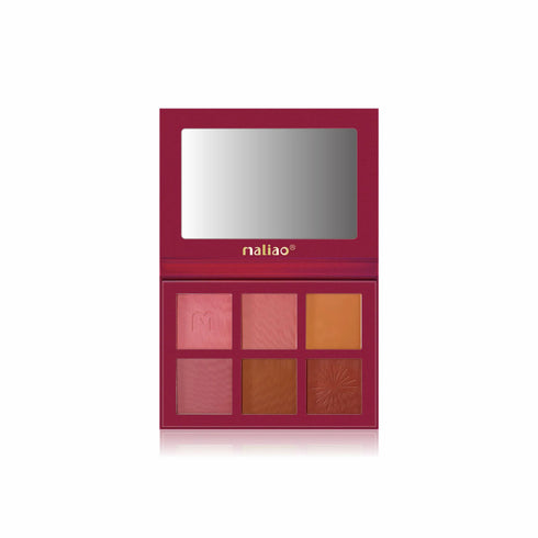 Maliao HD Blush Palette 6 Color Matte Touch