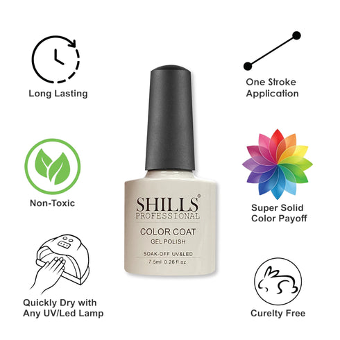Shills Professional UV/LED Cool Gel Polish (M42-M82)