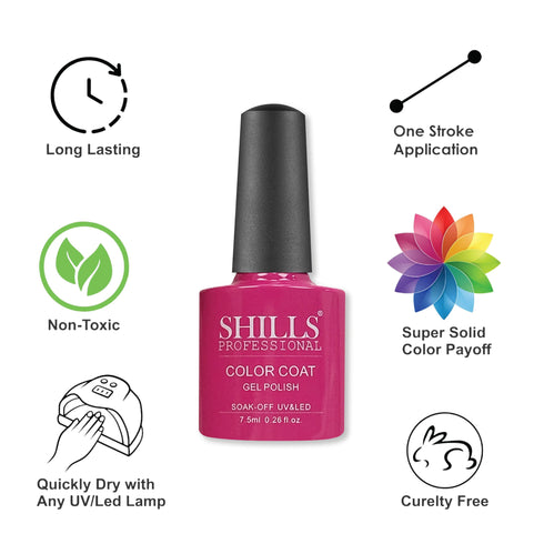 Shills Professional UV/LED Cool Gel Polish (M42-M82)