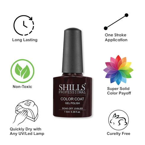Shills Professional UV/LED Cool Gel Polish (M42-M82)