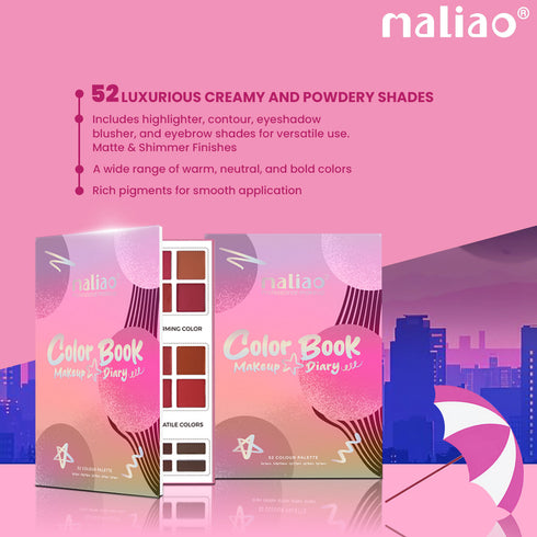 Maliao 52 Color Makeup Palette | All|in|One
