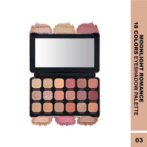 Maliao 18|Color Eyeshadow Palette Blendable Matte & Shimmer Shades for All Skin Tones