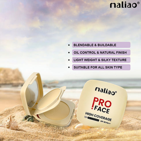Maliao Pro Face High Coverage Compact Powder