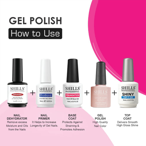 Shills Professional UV/LED Cool Gel Polish (M42-M82)