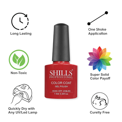 Shills Professional UV/LED Cool Gel Polish (M42-M82)