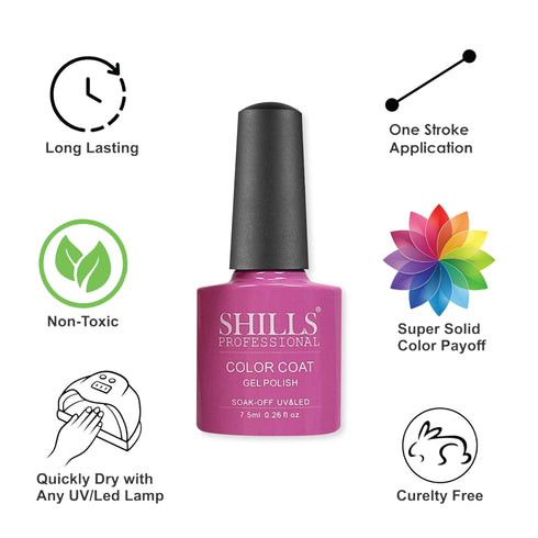 Shills Professional UV/LED Cool Gel Polish (M42-M82)
