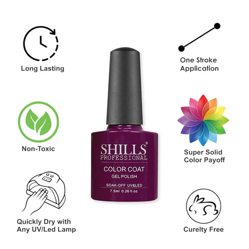 Shills Professional UV/LED Cool Gel Polish (M42-M82)
