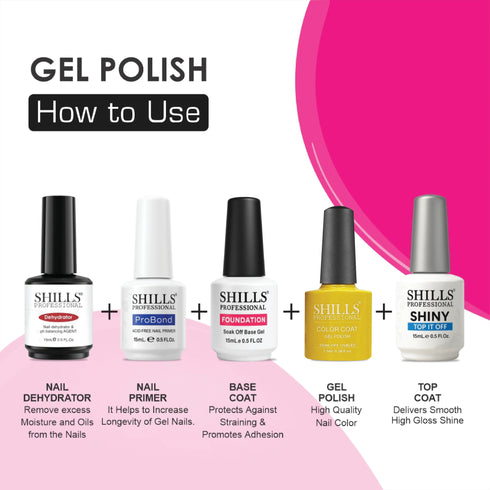 Shills Professional UV/LED Cool Gel Polish (M42-M82)