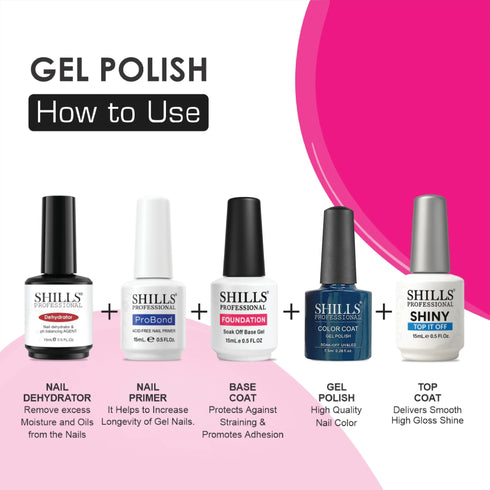 Shills Professional UV/LED Cool Gel Polish (M83-M101)