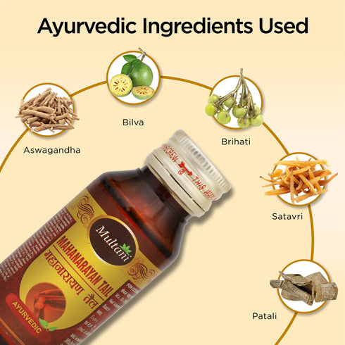 Multani Pharmaceuticals Limited Multani Mahanarayan Taila All types of muscular & Joint Pain