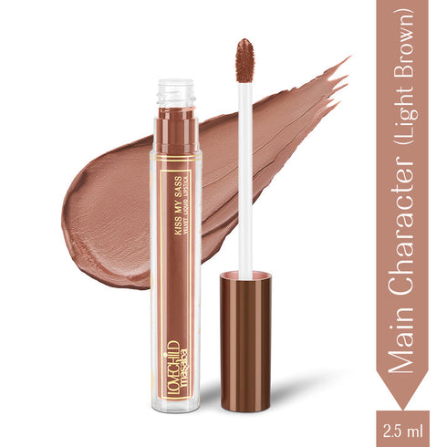 LoveChild Main Character | Light Brown | Kiss My Sass Velvet Matte Liquid Lipstick