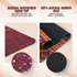 Wiselife Microfiber & Natural Rubber Yoga Mat - 6mm