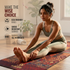 Wiselife Microfiber & Natural Rubber Yoga Mat - 6mm