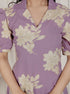 Miravan Womens Lavender Floral printed A Line Maxi Dress