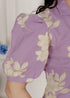 Miravan Womens Lavender Floral printed A Line Maxi Dress