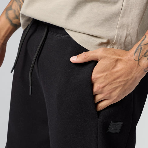 XYXX Pulse French Terry Cotton Blend Oversized Hoodie and Sweatpants Co Ord Set Opal Grey And Pitch Black