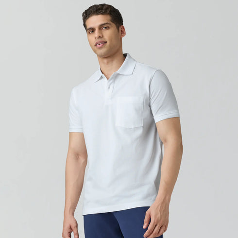 XYXX Code Polo T-shirts Polar White