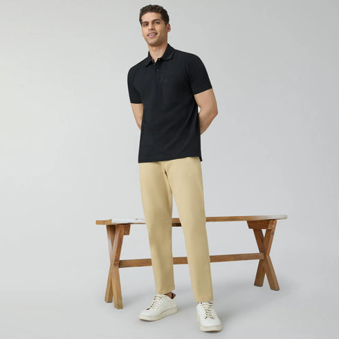 XYXX Code Polo T-shirts Pitch Black