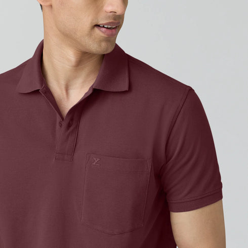 XYXX Code Polo T-shirts Merlot Maroon