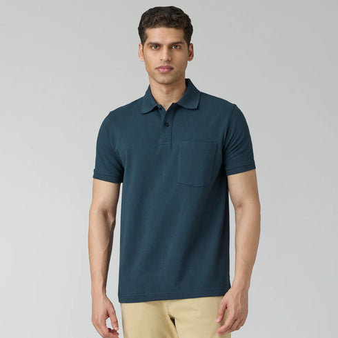 XYXX Code Polo T-shirts Isle Blue