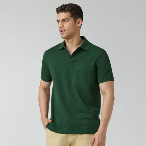 XYXX Code Polo T-shirts Basil Green
