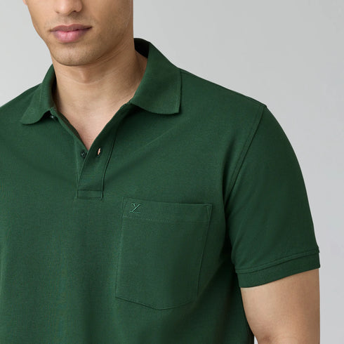 XYXX Code Polo T-shirts Basil Green