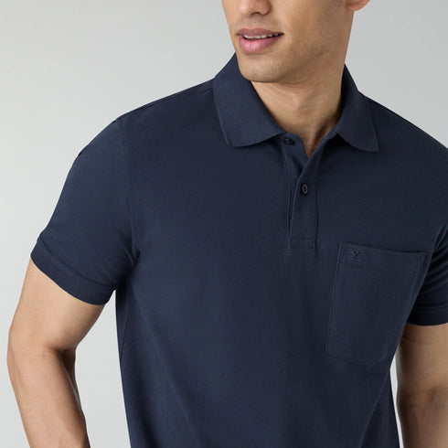 XYXX Code Polo T-shirts Midnight Blue