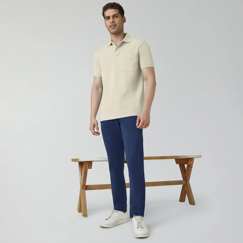 XYXX Code Polo T-shirts Almond White