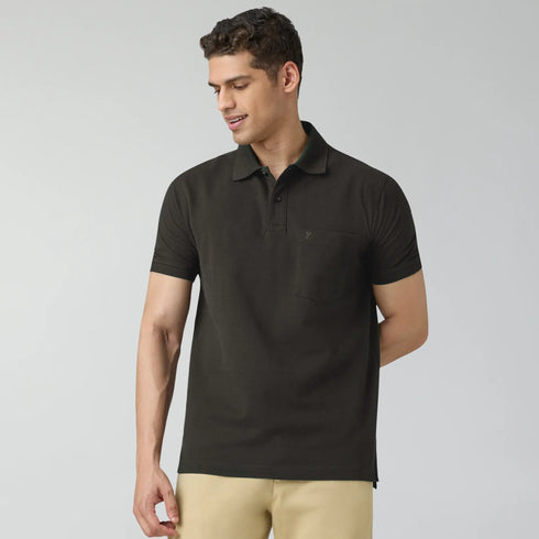 XYXX Code Polo T-shirts Mocha Brown