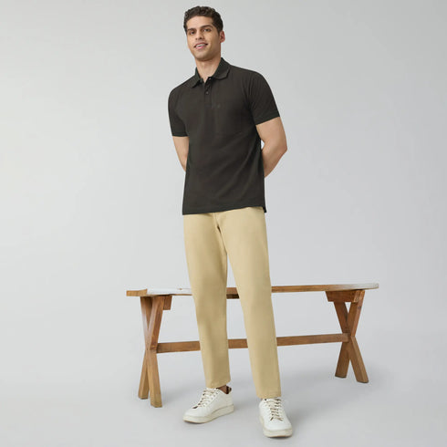XYXX Code Polo T-shirts Mocha Brown