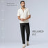 XYXX VELOCITY: Soft Stretch Pants - Relaxed Fit Pitch Black