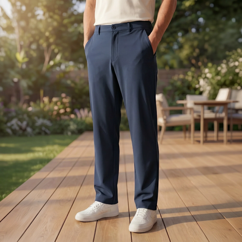XYXX VELOCITY: Soft Stretch Pants - Relaxed Fit Midnight Blue