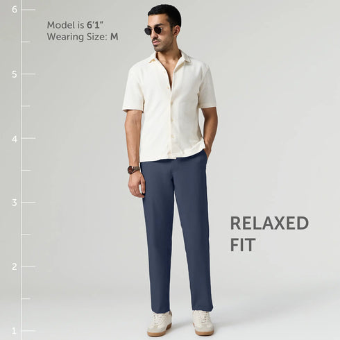 XYXX VELOCITY: Soft Stretch Pants - Relaxed Fit Midnight Blue